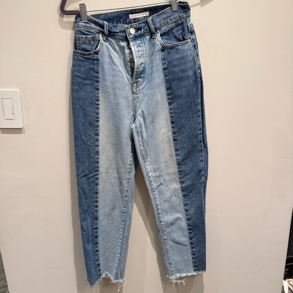 Pacson Unique Two-Tone Blue Women’s Jeans Size Small